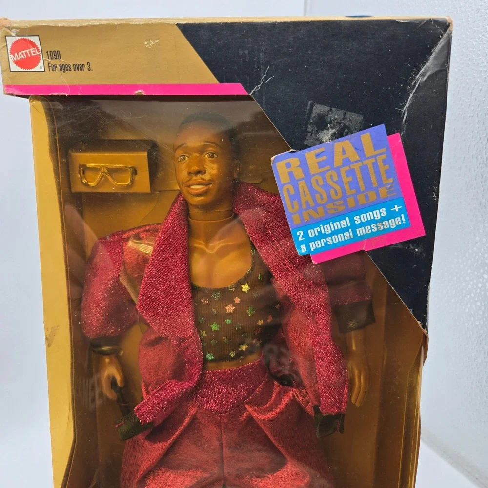 Vintage 1991 Mattel MC Hammer Doll NIB With Real Exclusive Cassette Tape Mattel